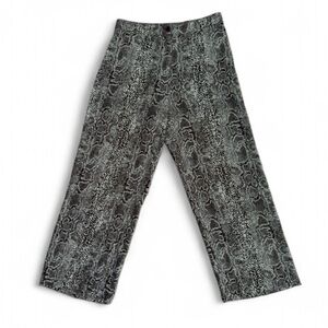 Vintage ROMAN’S Made in Italy Snakeskin Print Pants Trousers Slacks
